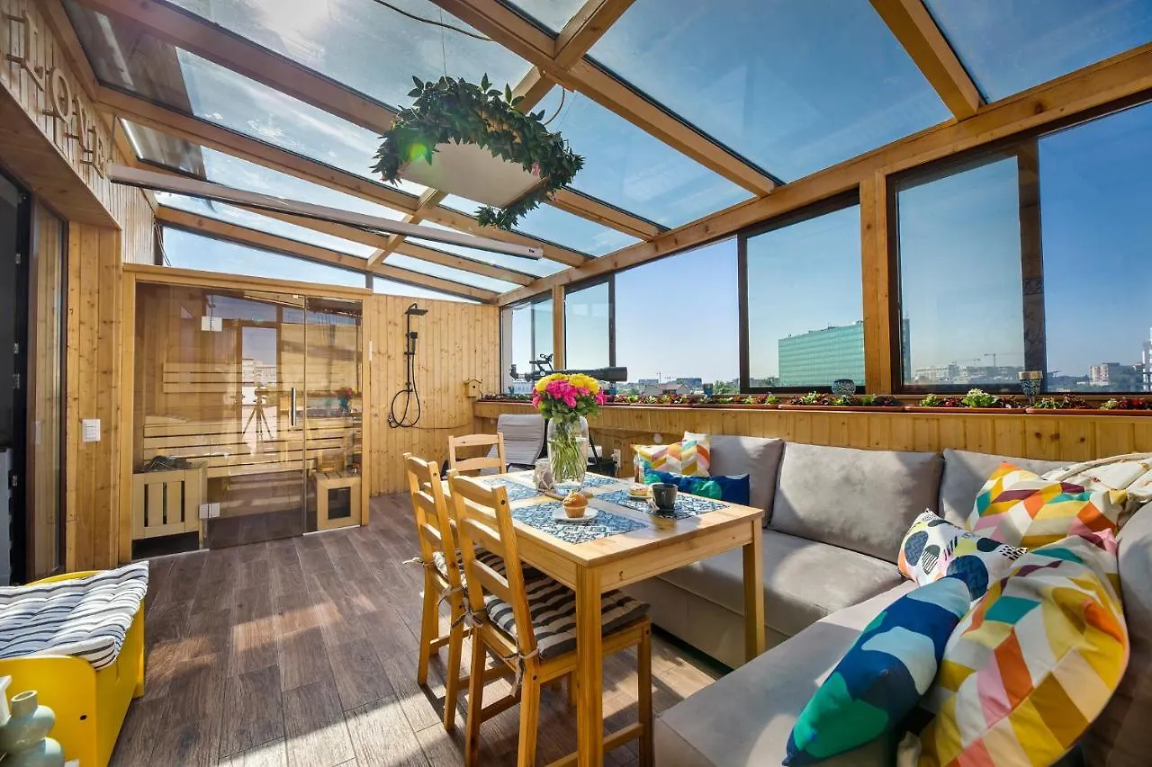 Bucharest Penthouse With Sauna And Terrace 0*,  Roménia